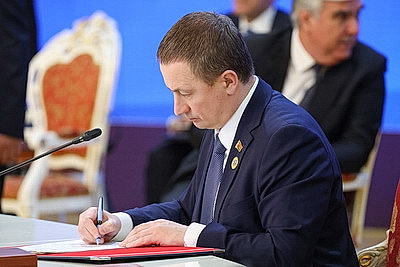 Заседание Совета глав правительств государств ШОС