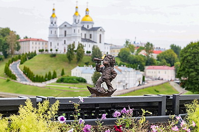 Новая миниатюрная скульптура из серии \"Валошки\" установлена в Витебске