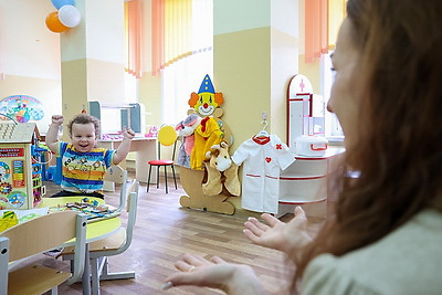 С марта в детских садах Беларуси увеличилось количество групп для детей до двух лет