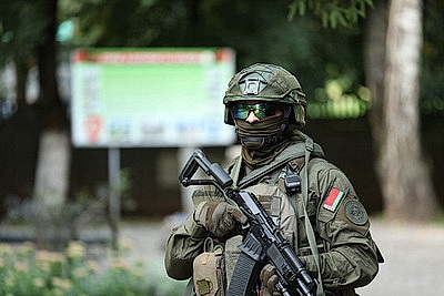 Проверка боеготовности по поручению Президента проходит в одной из бригад внутренних войск