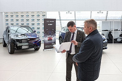 На повестке - перспективы реализации инвестпроектов. Турчин посетил \"БЕЛДЖИ\"