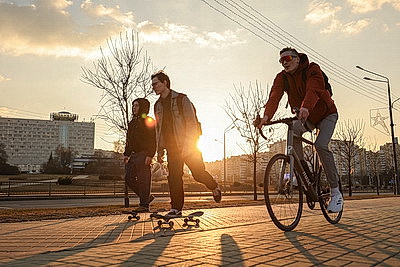 Солнечный весенний день в Минске