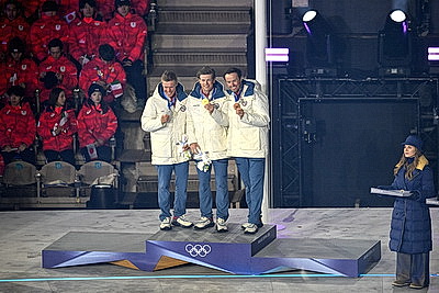 Античный амфитеатр Вероны принял церемонию закрытия зимних Олимпийских игр