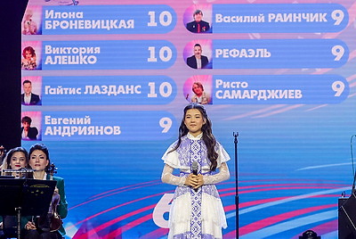 Белоруска на детском музыкальном конкурсе \"Витебск\" набрала максимальное количество баллов