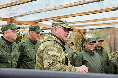 От квадроциклов и дронов до миномета. Под Гомелем прошли учения подразделений теробороны