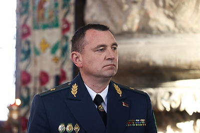 Брестской таможне вручили хоругвь с ликом апостола Матфея