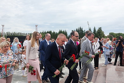 Празднование Дня Независимости в Могилеве