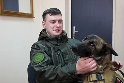 Здесь человек и собака понимают друг друга \"с первого взгляда\". Как несут службу кинологи в Бобруйском отделе Департамента охраны