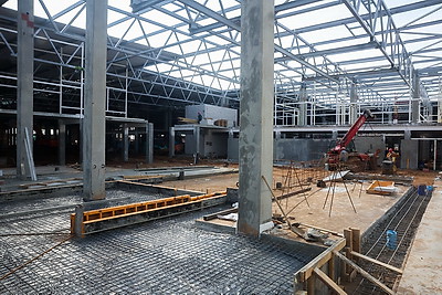 В мае на новом молокоперерабатывающем заводе в Шклове начнут монтаж оборудования