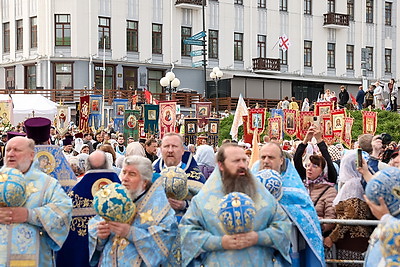 V Всебелорусский крестный ход завершился в столице в день Минской иконы Божией Матери