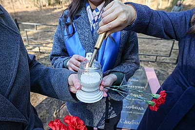 Нельзя предать забвению. В Глубокском районе почтили память погибших жителей сожженных деревень