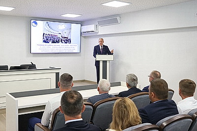 Сергеенко встретился с трудовым коллективом ГПО \"Минскстрой\" в преддверии Дня строителя