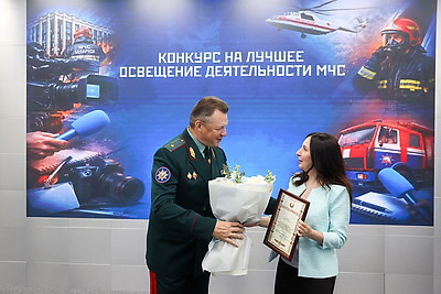 \"За оперативность и объективность\". БЕЛТА удостоена наград творческого конкурса МЧС