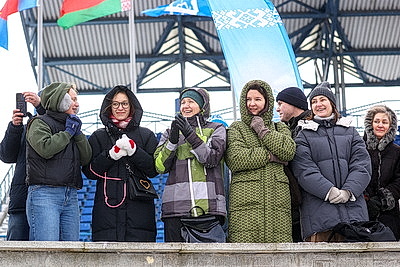 Соревнования по зимнему плаванию проходят в Бресте