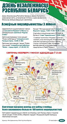 Инфографика. День Независимости Республики Беларусь