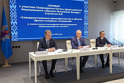 В Беларуси назрела необходимость комплексного совершенствования Кодекса о браке и семье - Сергеенко