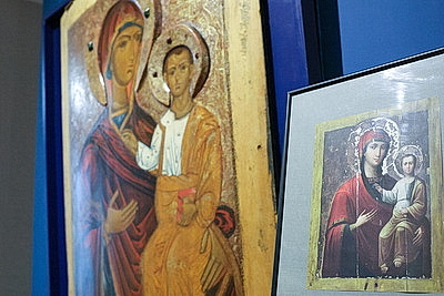 Уникальная икона \"Богоматерь Одигитрия\" представлена в НХМ