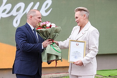 В Гродно ко Дню машиностроителей появился тематический мурал