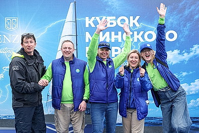 \"Шахматы на воде\". На Минском море прошла любительская воскресная регата