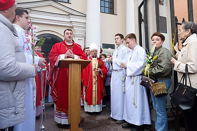 Католики отпраздновали Вход Господень в Иерусалим