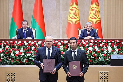 Беларусь намерена развивать взаимную торговлю и кооперацию с Кыргызстаном