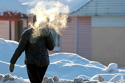 Зима в белорусской глубинке