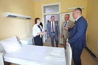 В медучреждениях Витебской области при поддержке Белорусского фонда мира обустроили 18 палат для ветеранов