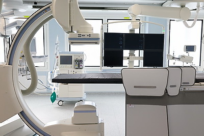 Современный ангиографический комплекс открыли в 10-й больнице Минска