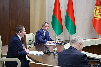 Премьер-министр Беларуси встретился с президентом Кыргызстана