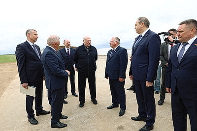 Лукашенко ознакомился с развитием племенного животноводства