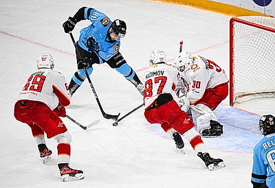 Минское \"Динамо\" одержало победу над \"Автомобилистом\"