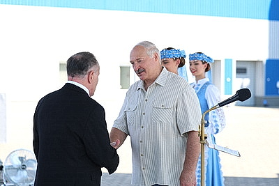 Лукашенко посещает Березовский район