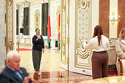 Специалисты авиационного завода и IT-сектора Беларуси стали гостями Дворца Независимости