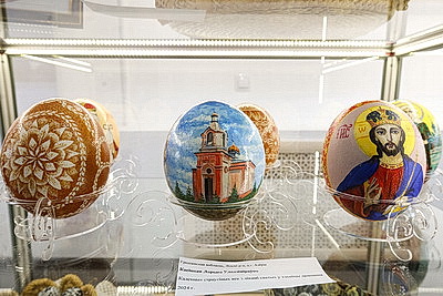 В Минске на выставке \"Пасхальные мотивы\" впервые представили коллекцию писанок