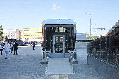 Новый подземный переход с лифтами и тематическим оформлением открыли в Могилеве
