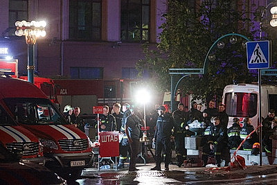 МЧС: пожар на ул.Ленина в Минске ликвидирован, никто не пострадал
