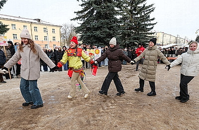 Интернациональная Масленица прошла в Витебском медуниверситете