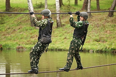 Испытания на право ношения черного берета проходят в Минском районе