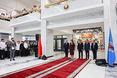 Реконструкция \"Корабля\" закончилась. В Минске открыли обновленный корпус БНТУ