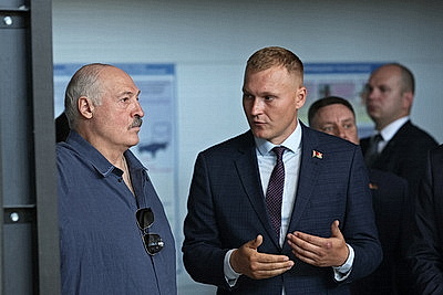 Лукашенко с рабочей поездкой посетил Шкловский район