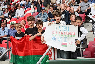 Белорусские футболисты обыграли сирийцев в домашнем спарринге
