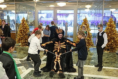 Маленькие гости Дворца Независимости окунулись в сказку