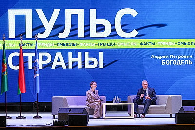 \"Пульс страны\". Марков и Богодель встретились с жителями Лиды и Полоцка