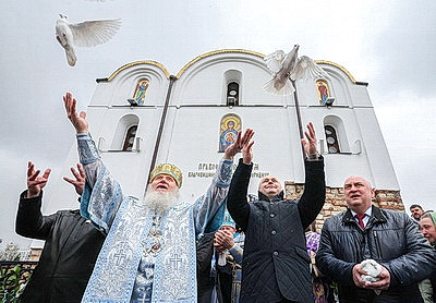 Праздник духовного исцеления. В Витебске встретили Благовещение Пресвятой Богородицы
