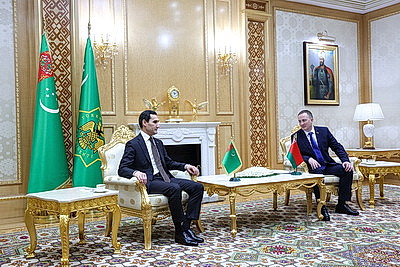 Турчин встретился с президентом Туркменистана
