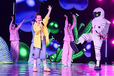 Уникальная возможность для юных и талантливых. Вокалисты \"Фактор.BY. Дети\" выступили в прямом эфире