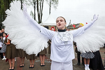 Памятник на братской могиле после реконструкции открыли в Витебском районе