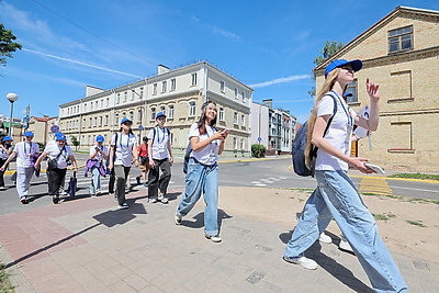 Город счастливых людей и жемчужина Беларуси: Гродно встретил \"Поезд Памяти\"