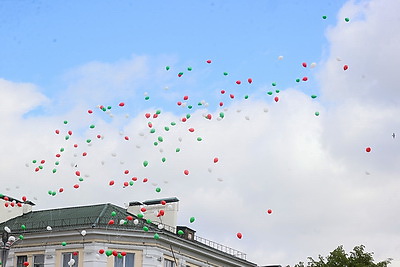 В Бресте прошел митинг, посвященный государственным символам Беларуси