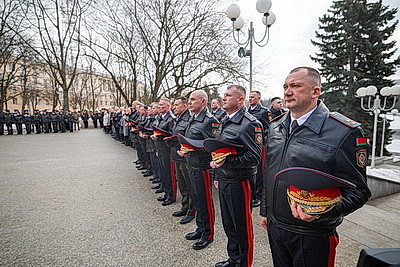 В Минске почтили память погибших при исполнении служебного долга сотрудников милиции